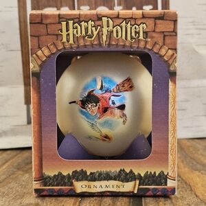 Harry Potter Quidditch Christmas Glass Ornament Kurt Adler 2000